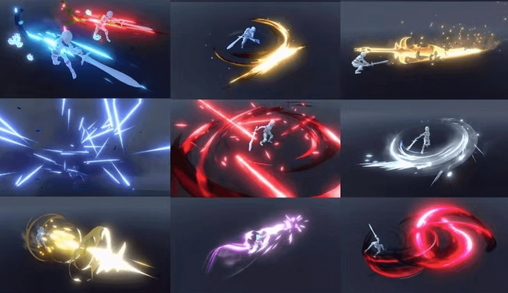 Unity Sword slashes PRO 2.3.3 武器挥砍突刺刀光攻击特效