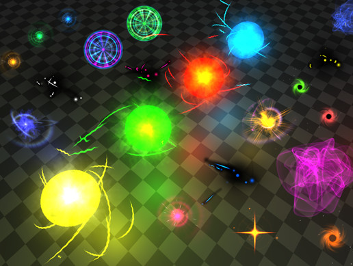 Glowing orbs pack v2